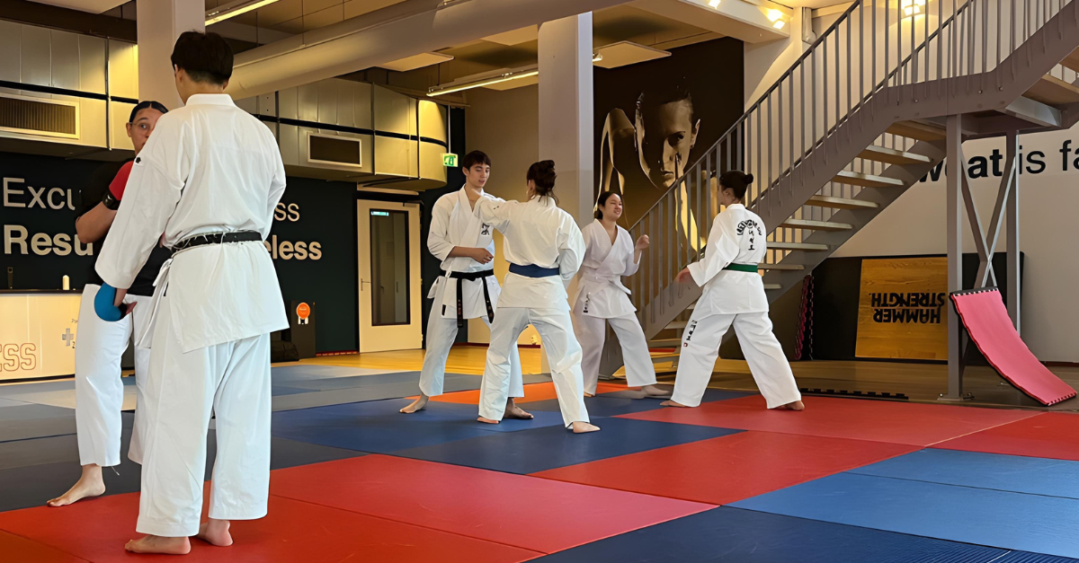 Wado Kai karate practice in Rotterdam